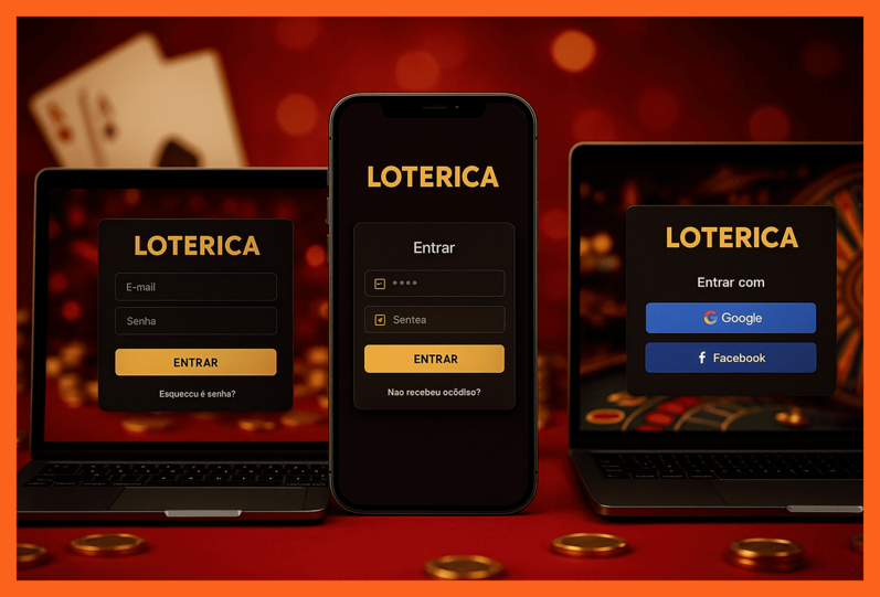 Não Perca tempo, o rRgistro na site LOTERICA