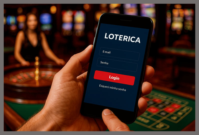 Criar uma nova Conta no plataforma LOTERICA